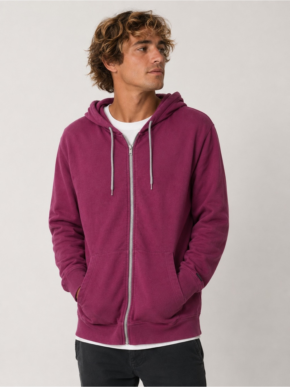On The Byas✨Zip Up Cotton Hoodie